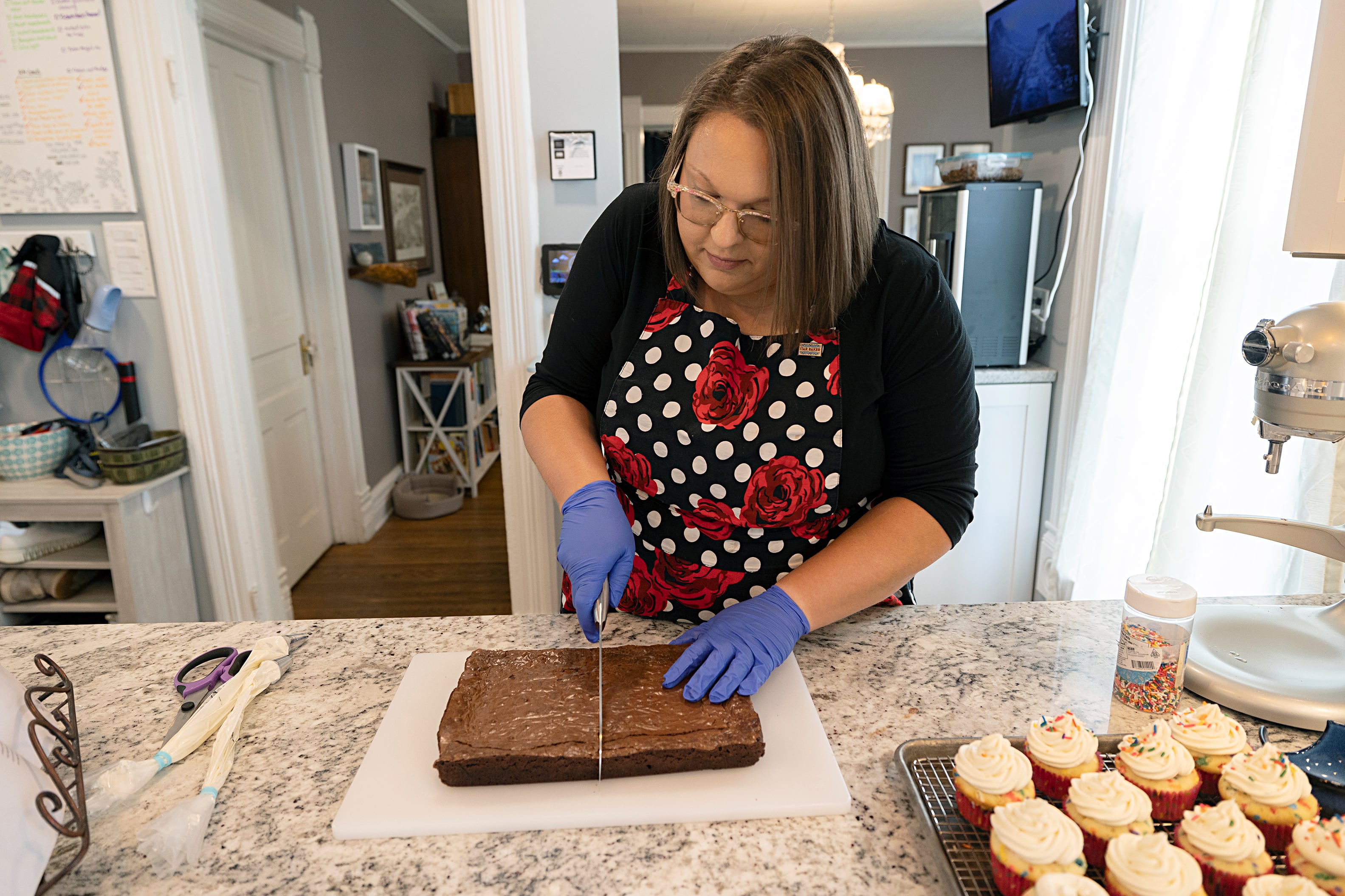 Pomatto will individually box and sell her treats in a cooler outside of her East Chamberlain home.