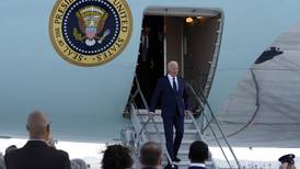 Biden is trying to sharpen the choice voters face in November as Republicans meet in Milwaukee