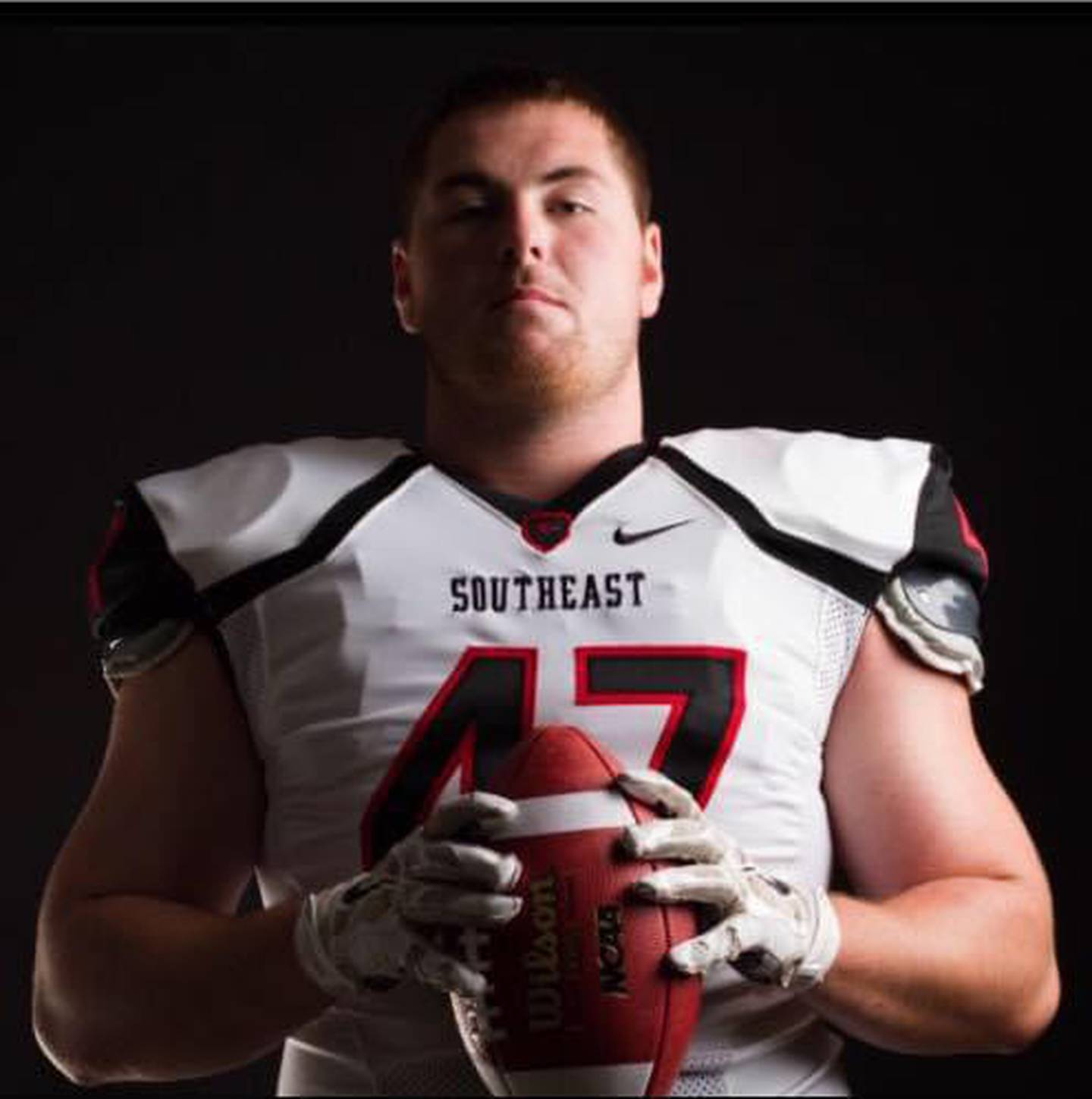 Logan Larson suiting up for Southeast Missouri State.