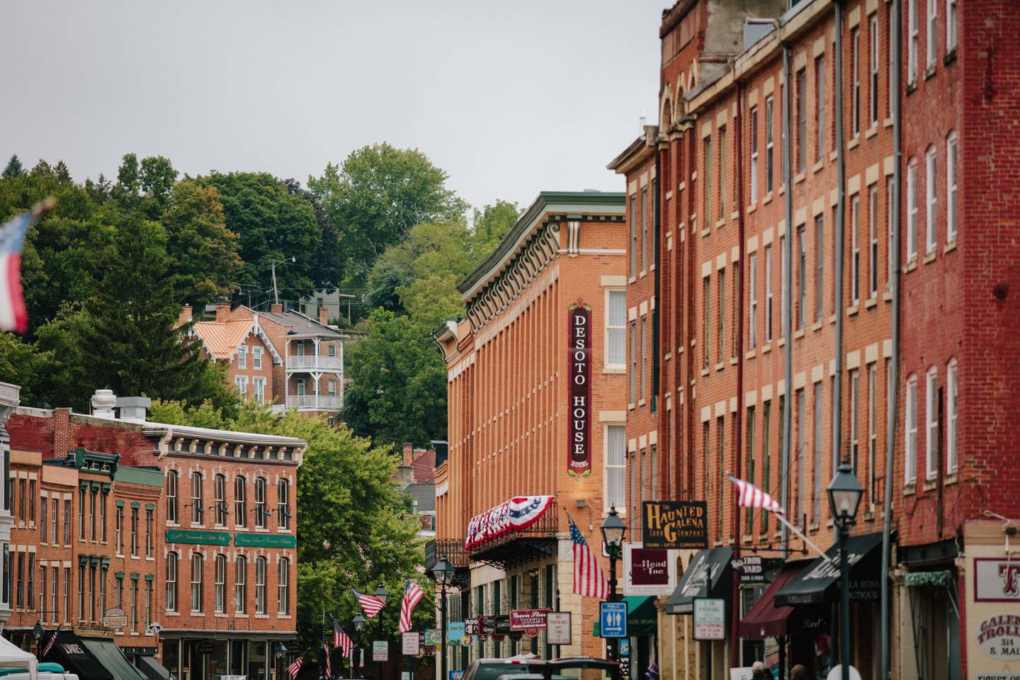 More than 125 storefronts line downtown Galena. (Photo provided by Galena Country Tourism)