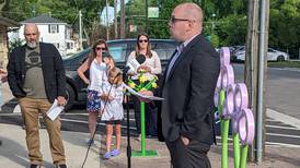 Oswego celebrates display of public art projects downtown 