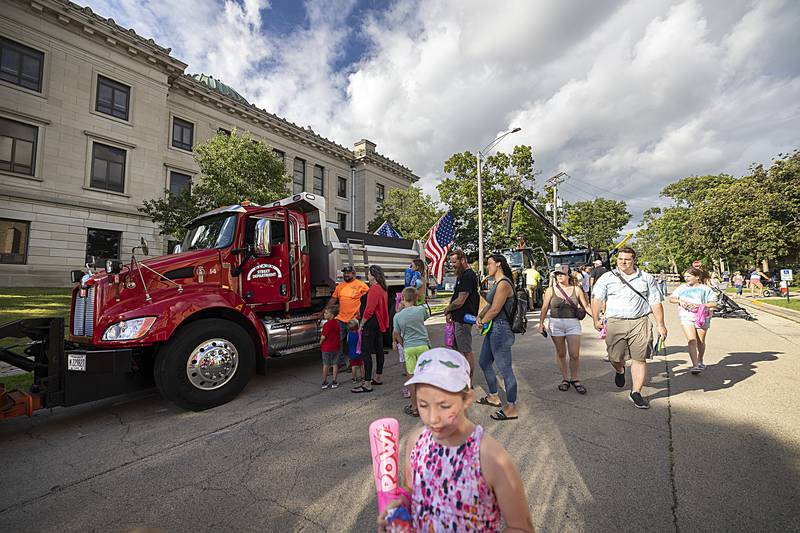 The family fun event featured games and trucks to explore for the kids Friday, July 5, 2024 for Petunia Fest.