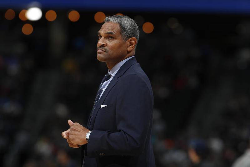 Former Oklahoma City Thunder assistant coach Maurice Cheeks in the first half of an NBA  game Friday, Dec. 14, 2018, in Denver. The Bulls announced the hiring of Cheeks as an assistant coach Saturday.